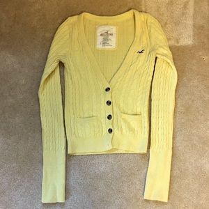 Yellow Hollister Sweater